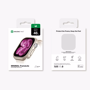 AmazingThing Minimal aizsargājošs vāciņš Apple Watch Series 11 42mm - Caurspīdīgs