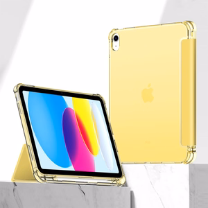 Tech-Protect SC Pen Hybrid apvalks iPad 10 / 2022 - dzeltens - caurspīdīgs