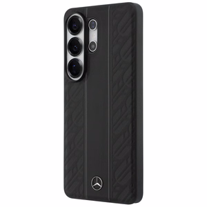 Mercedes Laurel Leaves Vertical Stripes MagSafe maciņš priekš Samsung Galaxy S26 Ultra melns