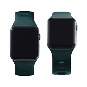 3mk silikona siksniņa Apple Watch, 38/40/41/42 mm, Evergreen, mazais izmērs