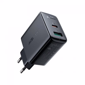 Acefast сетевое зарядное устройство USB Type C / USB 32W, PPS, PD, QC 3.0, AFC, FCP белое (A5 white)