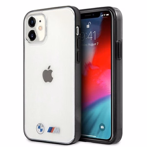 BMW Smilšu sprādziena viedtālruņa apvalks iPhone 12 mini - caurspīdīgs