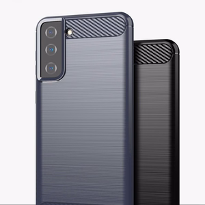 Oglekļa apvalks elastīgs pārklājums TPU apvalks Samsung Galaxy S21+ 5G (S21 Plus 5G) zils