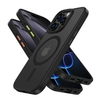 Tech-Protect MagMat Magsafe 3 komplekts iPhone 16 Pro Max viedtālruņa apvalks - matēts melns