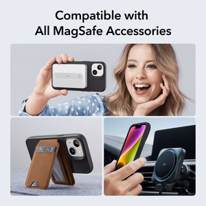 ESR Classic Hybrid Halolock Magnētiskais viedtālruņa apvalks MagSafe iPhone 14 Plus - Melns
