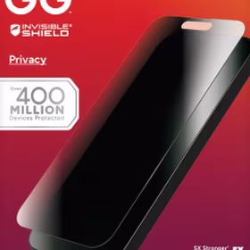 ZAGG InvisibleShield Glass Elite Privacy aizsargstikls iPhone 15/16 viedtālrunim
