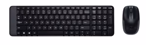 Logitech G MK220 keyboard RF Wireless QWERTY US International Black