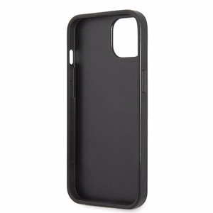 Karl Lagerfeld KLHCP13SPTLK Perforated Allover vāciņš ierīcei iPhone 13 mini 5.4", melns