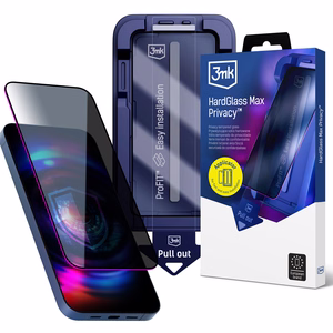 3mk HardGlass Max Privacy 9H rūdīts stikls ar privātuma filtru iPhone 17 Pro Max