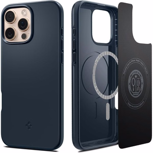 Spigen Thin Fit Magnētiskais viedtālruņa apvalks iPhone 16 Pro Max - tumši pelēks