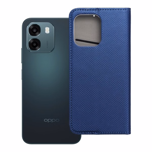 Atverams Smart Case Book maciņš Oppo A6, tumši zils