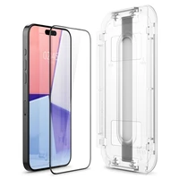 Spigen Glas.tR EZ Fit FC rūdītais stikls iPhone 15 Pro Max - melns