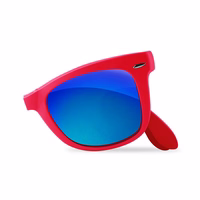 PURO Sunny Kit - maciņš set iPhone SE (2022/2020) / 8/7 + foldable sunglasses (sarkans)