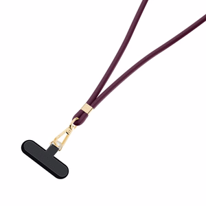 3mk EasyClip Elite tālruņa aukliņa, Mulberry (zelta krāsas furnitūra)