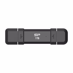 Silicon Power DS72 USB flash drive 1 TB USB Type-A / USB Type-C 3.2 Gen 2 (3.1 Gen 2) Black