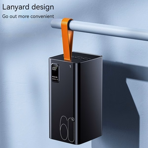 External akumulators Power Bank Reach RR-H40B 22.5W 60000mAh melns