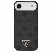 GUESS viedtālruņa apvalks (m) IPHONE 17 Air ar MagSafe saderīgs PU 4G W/Triangle Logo SL - melns