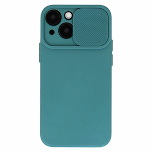 Camshield Soft viedtālruņa apvalks iPhone 15 Pro tumši zaļš