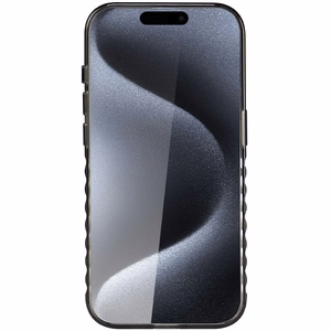Audi IML Magnētiskais apvalks viedtālrunim iPhone 15 Pro Max ar lielu logotipu - melns