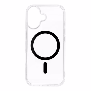 Drop Glue krāsains magnētiskais viedtālruņa apvalks, saderīgs ar MagSafe, paredzēts IPHONE 17, melns