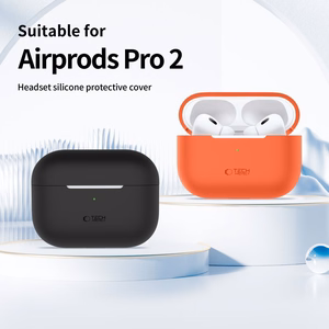 Tech-Protect Silikona apvalks Apple AirPods Pro 1/2 - oranžs