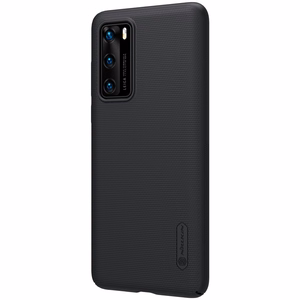 Nillkin Super Frosted Shield vāciņš ierīcei Huawei P40, melns