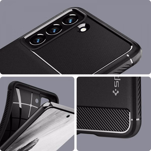 Spigen Rugged Armor viedtālruņa apvalks Samsung Galaxy S21 FE - matēta melna