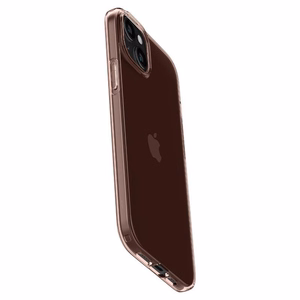 Spigen Crystal Flex viedtālruņa apvalks iPhone 15 Plus - rozā/caurspīdīgs