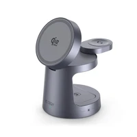 Tech-Protect QI2.2-25W-A48 3in1 magnētiskais bezvadu lādētājs - tumši zils