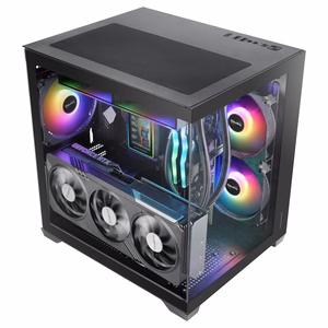 Mars Gaming MCVIEW3 computer case Mini Tower Black