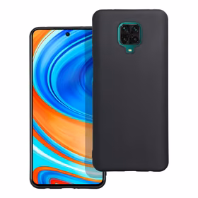 MATT viedtālruņa apvalks XIAOMI Redmi Note 9 Pro melns