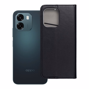 Atverams Smart Case Book maciņš Oppo A6, melns
