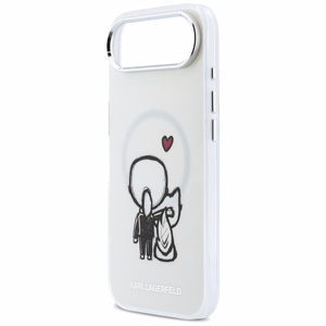 Karl Lagerfeld Karl & Choupette Back MagSafe Maciņš for iPhone Air - Clear