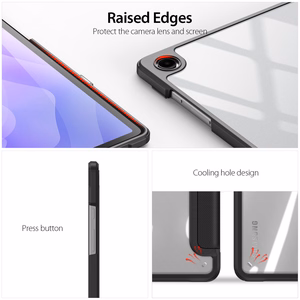 Futrālis Dux Ducis Toby Samsung X210/X215/X216 Tab A9 Plus 11.0/X230/X235/X236 Tab A11 Plus 11.0 melns