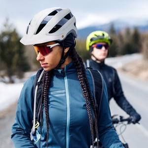 Wozinsky MTB velosipēda ķivere ar noņemamu nagu, viegla, L - pasteļzaļš