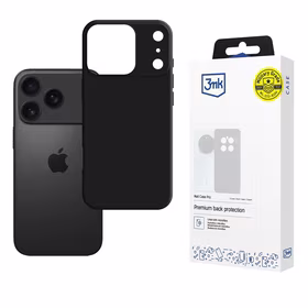 3mk Matt Case Pro viedtālruņa apvalks Apple iPhone 17 Pro Max - matēti melns