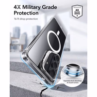 ESR Classic Hybrid Kickstand MagSafe futrālis Samsung Galaxy S26+ - Caurspīdīgs