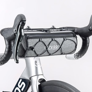 Rockbros TL002 ROAD TO SKY 1.5L ūdensizturīga velosipēda stūres soma - pelēka
