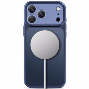 Tech-Protect MagPrime MagSafe CC maciņš, paredzēts iPhone 18 Pro Max / 17 Pro Max, matēti tumši zils