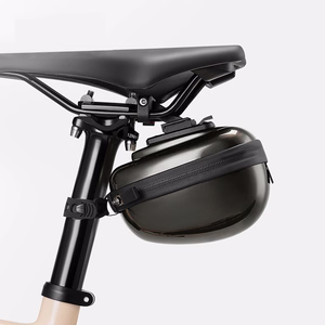 Rockbros kompakta cietā velosipēda sēdekļa soma 0.4 l - violeta