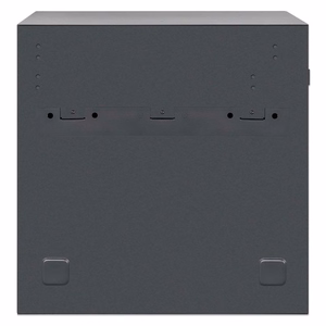 Manhattan Laptop Charging Cabinet Desktop via AC Adapter (EU) 10-bay, Install device's AC Adapter (power cables) into unit, Suitable for ALL laptops (to 16"), iPads, MacBooks, Chromebooks, other portable devices, Bays 380x30x280mm, Cart, Lockable