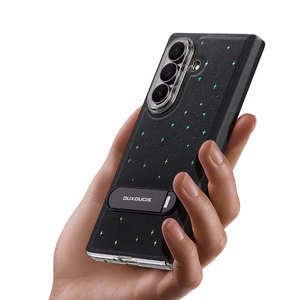 Dux Ducis Stex vāciņš Samsung Galaxy Z Fold 7 ar 360° statīvu - Melns