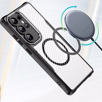 Defender Carbon Mag viedtālruņa apvalks Samsung Galaxy S26 Ultra melns