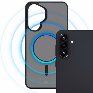 3mk Smoke MagCase futrālis Samsung Galaxy A37 - Pelēks, caurspīdīgs