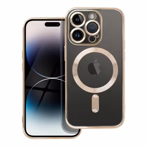 ELECTRO MAG COVER magnētiskais viedtālruņa apvalks, saderīgs ar MagSafe, paredzēts IPHONE 14 Pro, zelta