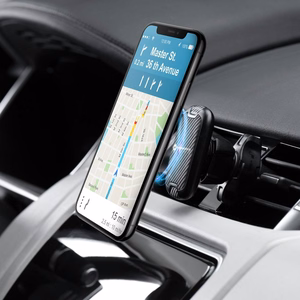 FORCELL F-GRIP Carbon H-CT325 magnētiskais auto turētājs gaisa Ventilim melns