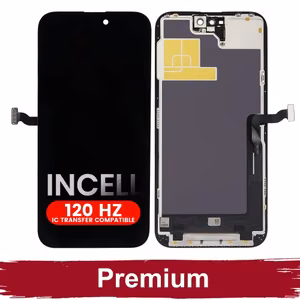 LCD displejs saderīgs ar iPhone 14 Pro Max, melns (120Hz / INCELL / Premium) Removable IC