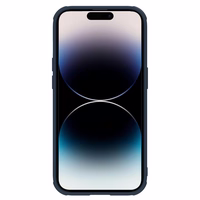 Nillkin Textured S vāciņš iPhone 14 Pro Max bruņu apvalks ar kameras vāciņu zils