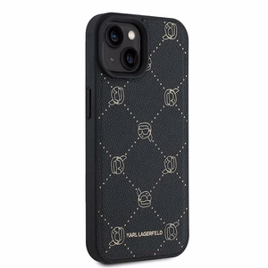 Karl Lagerfeld Karl Head Magnētiskais viedtālruņa apvalks iPhone 15 Plus - melns