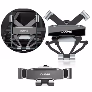 Dudao gravitācijas viedtālruņa turētājs automašīnā, melns (F11Pro)